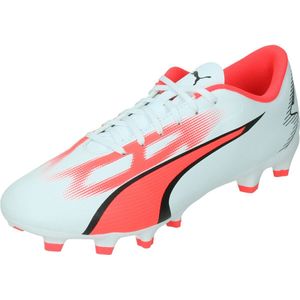 PUMA ULTRA PLAY FG/AG Heren Sportschoenen - Wit/Zwart/Roze - Maat 41