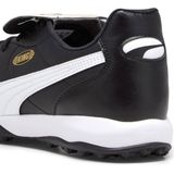PUMA - King Top Turf - Voetbalschoenen - Zwart Wit Goud - K-BETTER™ Bovenwerk