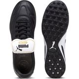 PUMA - King Top Turf - Voetbalschoenen - Zwart Wit Goud - K-BETTER™ Bovenwerk