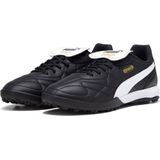 PUMA - King Top Turf - Voetbalschoenen - Zwart Wit Goud - K-BETTER™ Bovenwerk