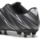 Puma - Attacanto Voetbalschoenen - Zwart - Synthetisch - Lichtgewicht TPU-buitenzool