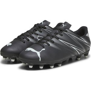 Puma - Attacanto Voetbalschoenen - Zwart - Synthetisch - Lichtgewicht TPU-buitenzool
