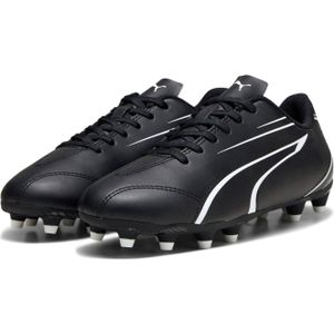 PUMA Vitoria Fg/Ag Jr Voetbalschoenen, uniseks, kinderen, Puma Zwart-Puma Wit