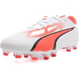 PUMA - Ultra Play FG/AG Jr - Voetbalschoen - Witte - PU-overdel