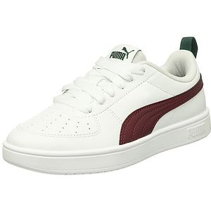 PUMA PUMA Rickie Jr Sneakers voor kinderen, uniseks, Puma White Dark Jasper Malachiet
