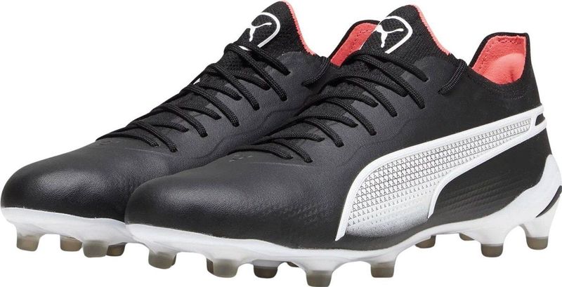 Puma - King Ultimate FG/AG - Voetbalschoenen - Zwart - Gerecycled Nylon