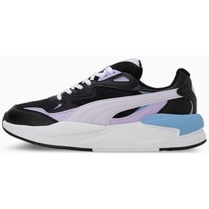 PUMA Uniseks X-ray Speed Sneaker, Puma Black Spring Lavendel Vivid Violet, 40 EU