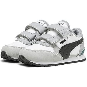 PUMA St Runner V3 NL V Inf Unisex baby sneakers, Puma Wit/PUMA/Zwart/Grijs (White PUMA Black Cool Mid Gray, 26 EU