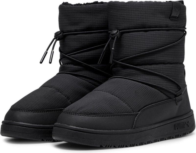 Puma - Snowbae - Winterschoenen - Zwart - Synthetisch Bovenwerk
