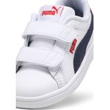Puma Smash 3.0 Sneakers Wit/Donkerblauw/Rood
