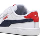 Puma Smash 3.0 Sneakers Wit/Donkerblauw/Rood