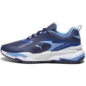 PUMA Unisex Gs-Fast golfschoen, Puma Navy Regal Blue PUMA Wit, 42.5 EU