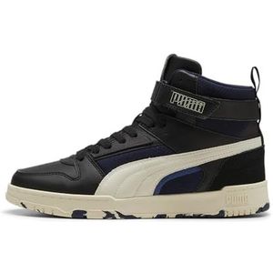 PUMA Unisex RBD Game Betere Sneaker, Zwart-Alpine Sneeuw Navy-Flat Donkergrijs, 5 UK, Puma Black Alpine Snow PUMA Navy Plat Donkergrijs, 38 EU