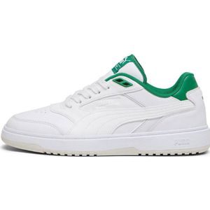 Puma Doublecourt Sneakers voor volwassenen, uniseks, wit-archive groen, maat 47, Puma wit, archiefgroen, 47 EU