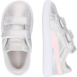 PUMA Smash 3.0 Glitz Glam sneakers voor Dames, Roze/Grijs, Maat 19