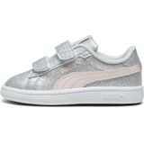 PUMA Smash 3.0 Glitz Glam sneakers voor Dames, Roze/Grijs, Maat 19