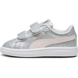 PUMA Smash 3.0 Glitz Glam sneakers voor Dames, Roze/Grijs, Maat 19
