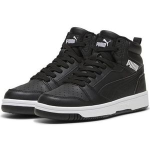 PUMA Puma Rebound V6 Mid WTR Jr Unisex Sneakers - Puma Black-Puma White - Maat 37.5