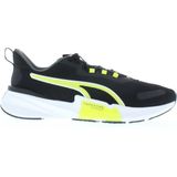 PUMA - PWRFRAME TR 2 - Sneakers - Zwart - Geel - Sportieve Stijl