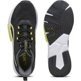 PUMA - PWRFRAME TR 2 - Sneakers - Zwart - Geel - Sportieve Stijl