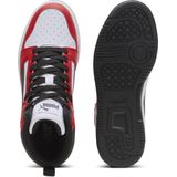 PUMA - Rebound V6 Mid - Sneakers - Zwart/Rood/Wit - Gerecycled Materiaal