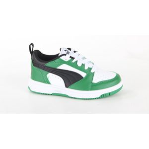 Puma Rebound V6 Lage sneakers - Jongens - Groen - Maat 30