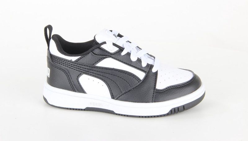 PUMA Rebound V6 Lo sneakers, Zwart/Wit, Maat 27,5