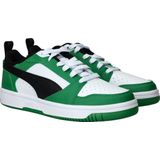 PUMA Rebound V6 Lo - Sneaker - Wit - Zwart - Groen - Synthetisch