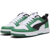 PUMA Rebound V6 Lo - Sneaker - Wit - Zwart - Groen - Synthetisch