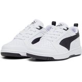 PUMA Rebound V6 Lo Jr Sneakers - Puma White-Puma Black - Gerecycled Materiaal