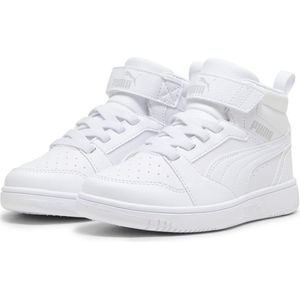 PUMA Rebound V6 Mid AC+ PS Sneakers - PUMA White-Cool Light Gray - Gerecycled Materiaal