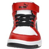 Puma - Rebound V6 Mid - Basketbalschoenen - Zwart Rood