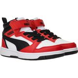 Puma - Rebound V6 Mid - Basketbalschoenen - Zwart Rood