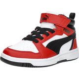 Puma - Rebound V6 Mid - Basketbalschoenen - Zwart Rood