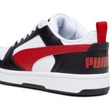 PUMA Puma Rebound V6 Lo Jr Unisex Sneakers - PUMA White-For All Time Red-PUMA Black