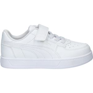 PUMA Caven 2.0 Ac+ Ps Sneakers voor kinderen, uniseks, Wit Zilver Zwart, 33 EU