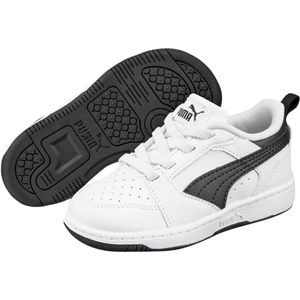 Puma Rebound V6 LO AC INF, basketbal, Puma White PUMA Black PUMA Black, 23 EU