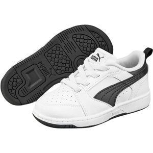 Puma Rebound V6 Lo Sneakers Wit/Zwart