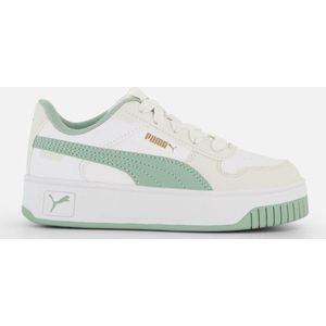 PUMA Carina Street PS Sneakers, wit-groen Fog-Vapor Gray, 30,5 EU, Puma White Green Fog Vapor Gray, 30.5 EU