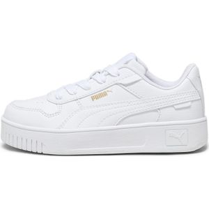 PUMA - Carina Street Sneakers - Wit/Goud - Gerecycled Materiaal