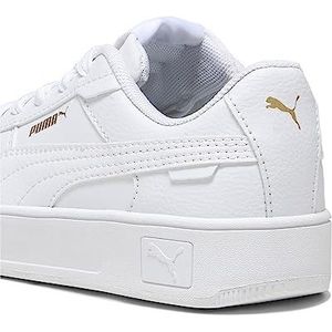 PUMA Carina Street PS sneakers, wit - goud, 32 EU, Puma White PUMA White PUMA Gold, 32 EU