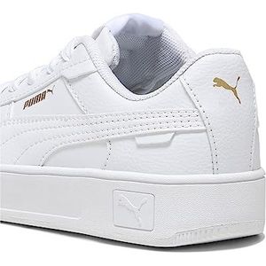PUMA Carina Street PS Sneakers, wit/goud, 34 EU, Puma White PUMA White PUMA Gold, 34 EU