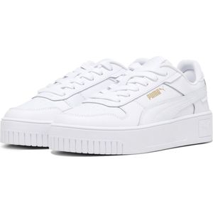 PUMA - Carina Street Sneakers - Wit/Goud - Gerecycled Materiaal