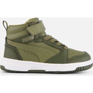 PUMA PUMA Rebound V6 Mid WTR AC+ PS Sneakers, uniseks, Puma Olive PUMA White, 29 EU