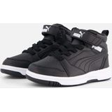 PUMA Rebound V6 Mid WTR Ac+ Ps Sneakers voor kinderen, uniseks, Shadow Gray PUMA Black PUMA White, 31 EU