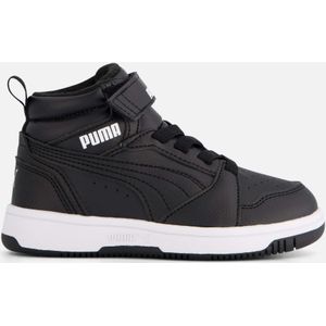 Puma Rebound v6 Mid Sneakers zwart Imitatieleer - Maat 31