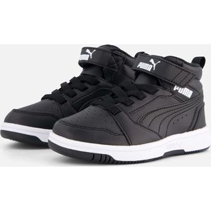 PUMA Rebound V6 Mid WTR Jr Sneakers - Puma Black - Bovenwerk van Textiel