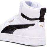 PUMA - Caven 2.0 Mid Jr - Basketbalschoenen - Wit - Zwart - Goud