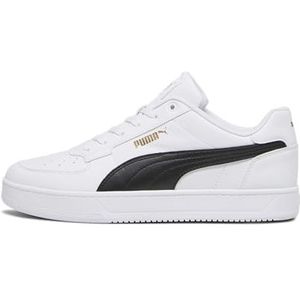 PUMA Unisex Caven 2.0 Sneaker, Puma Wit PUMA Zwart Goud, 46 EU