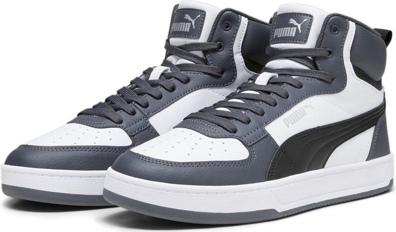 PUMA Caven 2.0 Mid sneakers, Zwart/Grijs/Wit, Maat 35,5